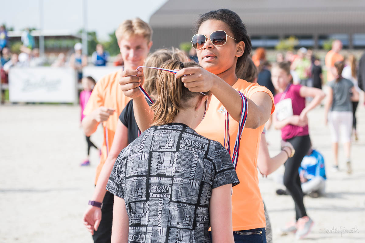 Odovzdávanie cien počas Pomlé Run 5